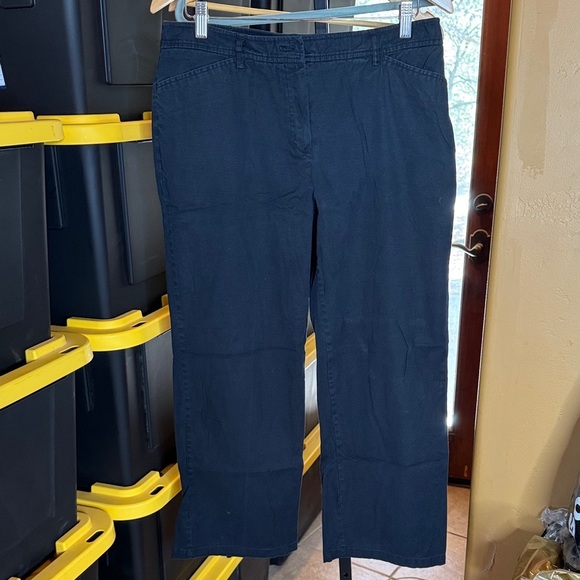 Westbound Pants - Westbound Black Straight Leg Chinos Size 10 Short
